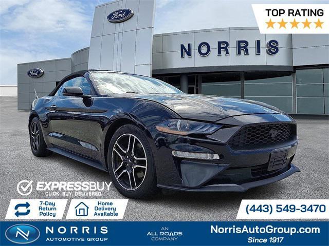 used 2018 Ford Mustang car, priced at $16,987