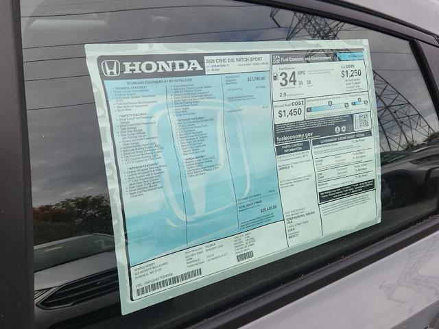 new 2026 Honda Civic car, priced at $28,117