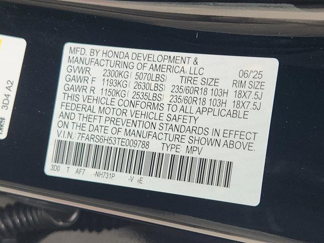 new 2026 Honda CR-V Hybrid car, priced at $36,780