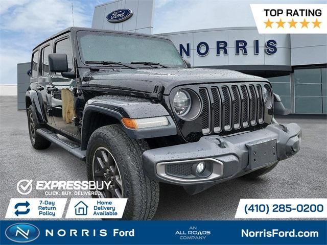 used 2021 Jeep Wrangler Unlimited car, priced at $32,787