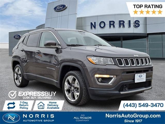 used 2021 Jeep Compass car, priced at $16,987