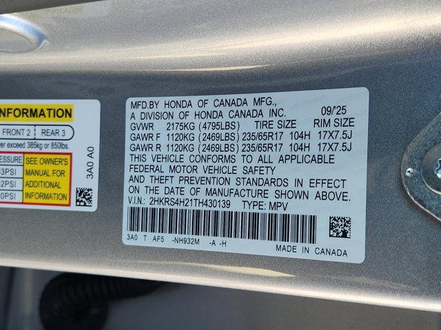 new 2026 Honda CR-V car, priced at $32,508