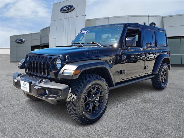 used 2021 Jeep Wrangler Unlimited car, priced at $29,987
