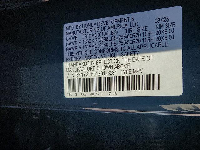 new 2025 Honda Pilot car, priced at $51,599