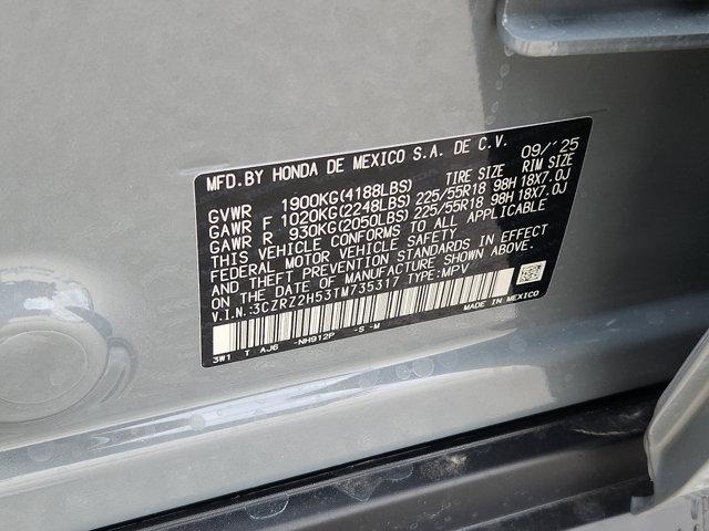 new 2026 Honda HR-V car, priced at $29,997