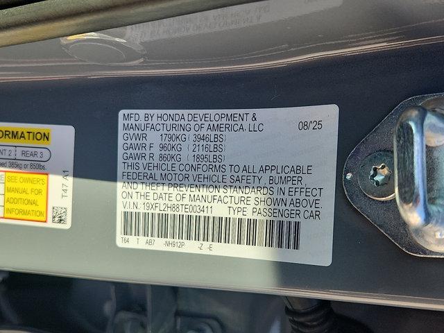 new 2026 Honda Civic car, priced at $30,257