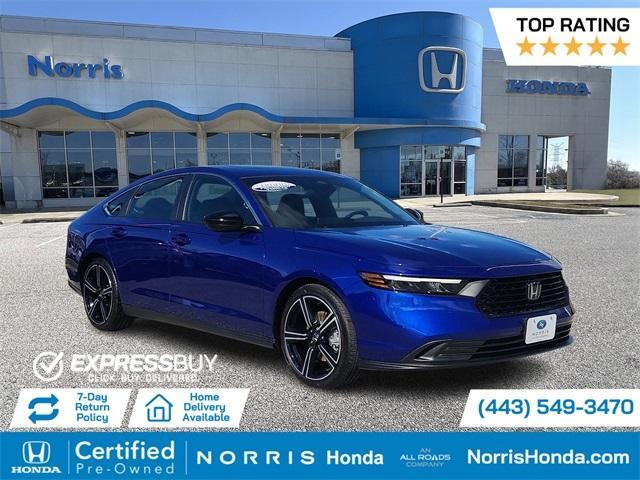 used 2025 Honda Accord Hybrid car, priced at $29,987