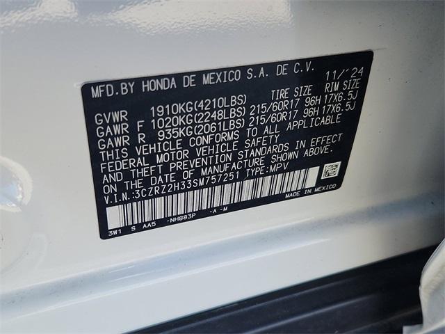 used 2025 Honda HR-V car, priced at $25,487