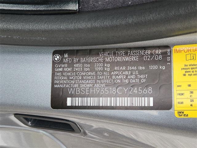 used 2008 BMW M6 car, priced at $17,987