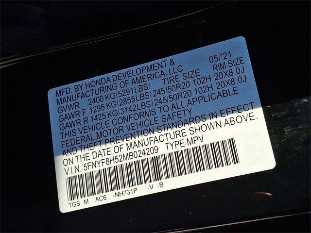 used 2021 Honda Passport car, priced at $22,987