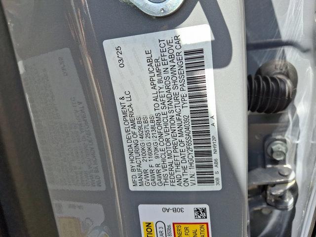 new 2025 Honda Accord Hybrid car, priced at $34,704