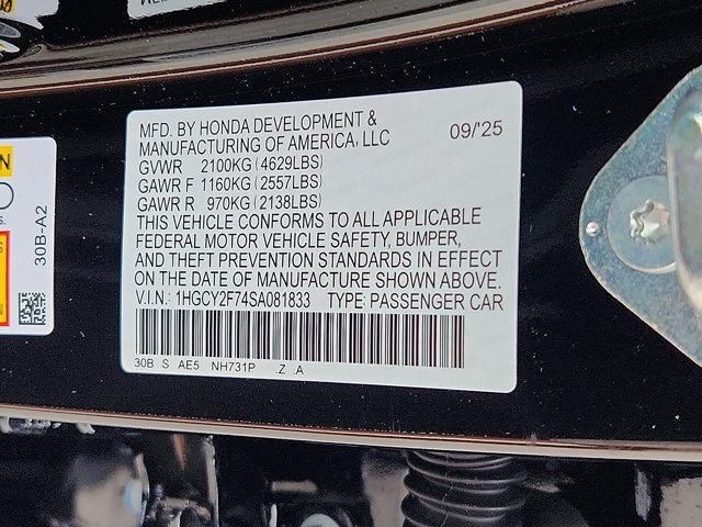 new 2025 Honda Accord Hybrid car, priced at $34,730