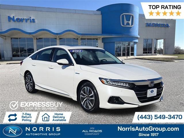 used 2021 Honda Accord Hybrid car, priced at $21,787