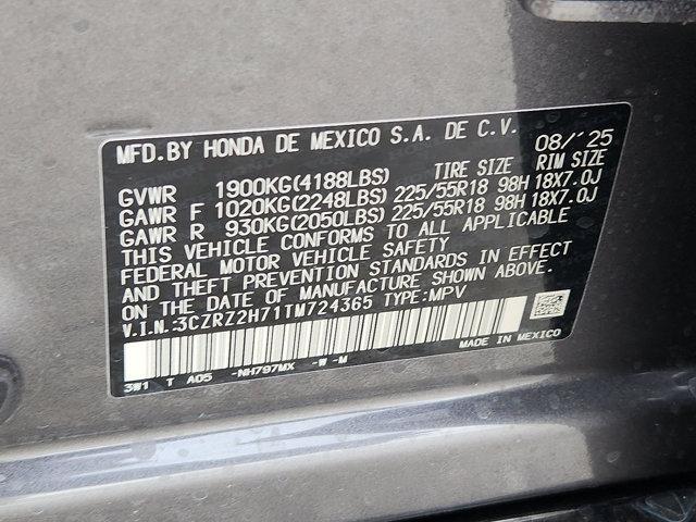 new 2026 Honda HR-V car, priced at $31,517