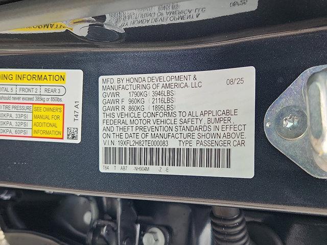 new 2026 Honda Civic car, priced at $27,684