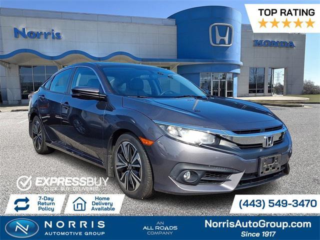 used 2017 Honda Civic car, priced at $14,287