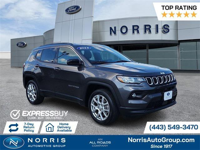 used 2023 Jeep Compass car, priced at $23,887