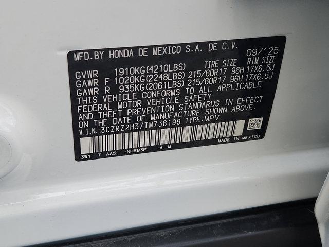 new 2026 Honda HR-V car, priced at $28,420