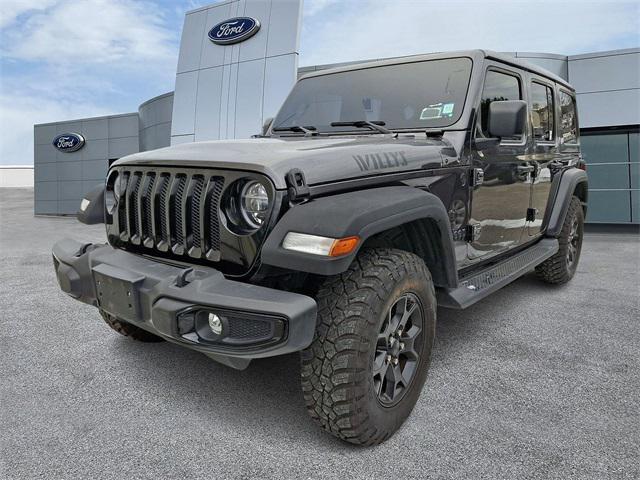 used 2021 Jeep Wrangler Unlimited car, priced at $27,987