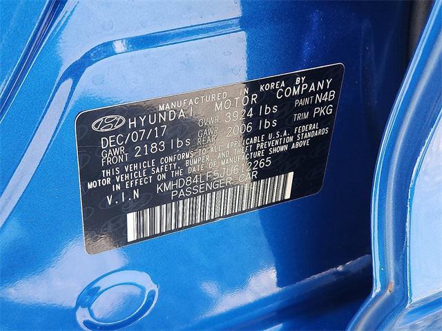 used 2018 Hyundai Elantra car, priced at $12,595