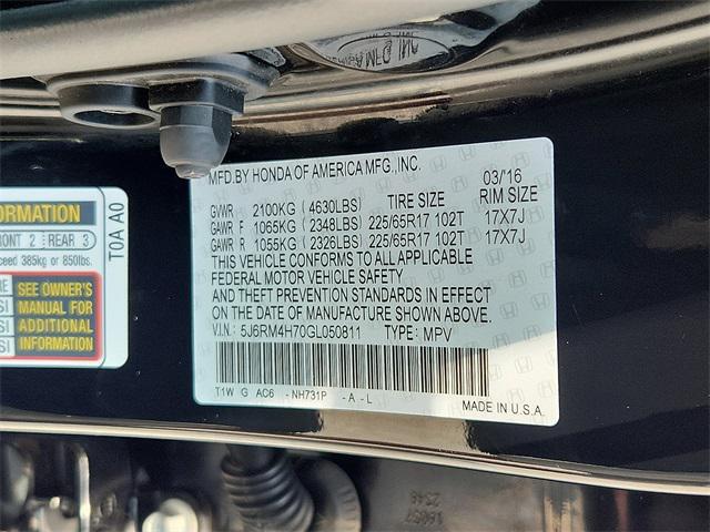 used 2016 Honda CR-V car, priced at $18,787