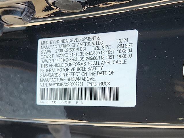 used 2025 Honda Ridgeline car, priced at $38,987