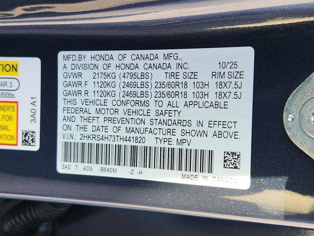 new 2026 Honda CR-V car, priced at $36,431