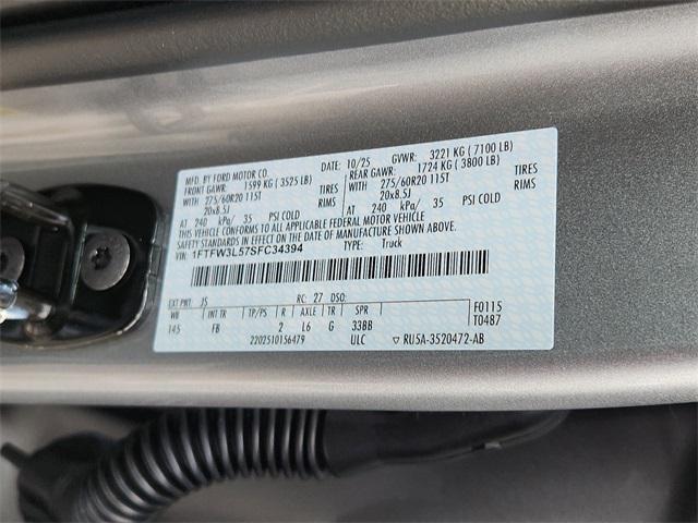 new 2025 Ford F-150 car, priced at $59,594