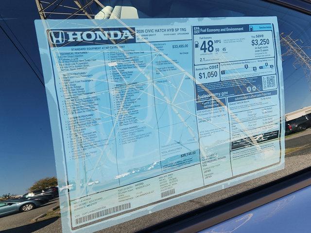 new 2026 Honda Civic car, priced at $33,047