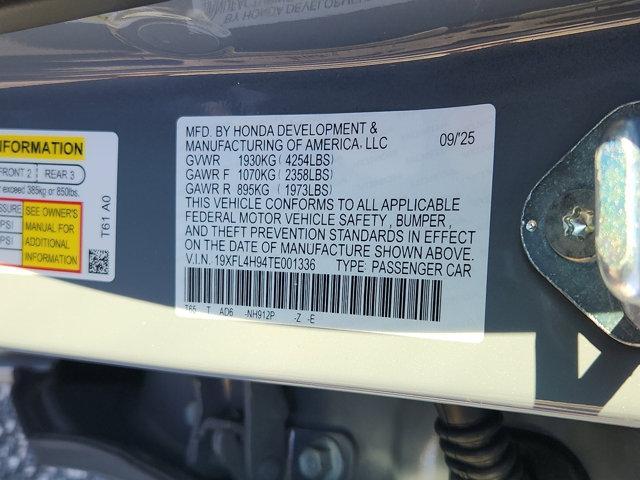 new 2026 Honda Civic car, priced at $33,047