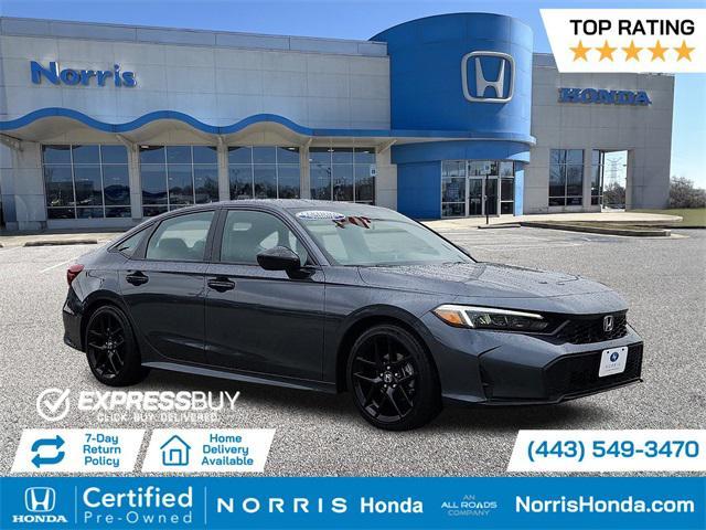 used 2025 Honda Civic car, priced at $24,687