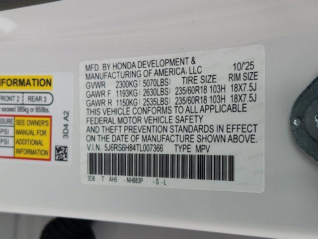 new 2026 Honda CR-V Hybrid car, priced at $40,015