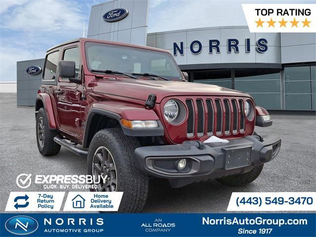 used 2021 Jeep Wrangler car, priced at $26,987