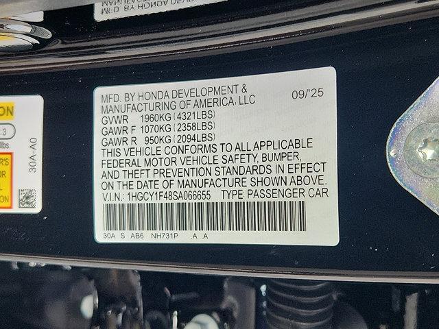 new 2025 Honda Accord car, priced at $30,319