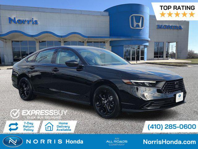new 2025 Honda Accord car, priced at $30,319