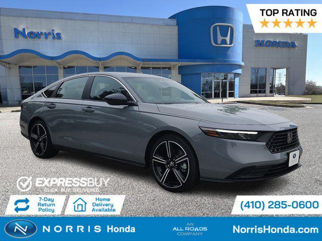 new 2025 Honda Accord Hybrid car, priced at $33,655
