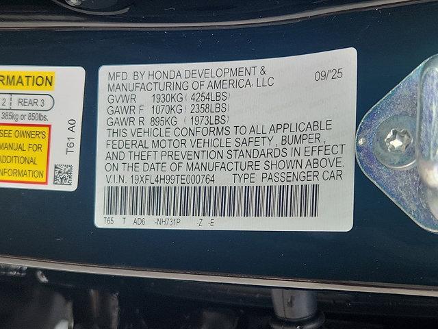 new 2026 Honda Civic Hybrid car, priced at $32,613