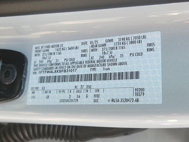 new 2025 Ford F-150 car, priced at $62,857