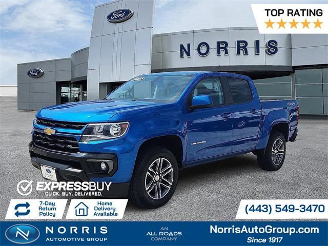 used 2021 Chevrolet Colorado car, priced at $28,587