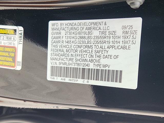 new 2026 Honda Odyssey car, priced at $42,669