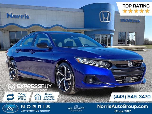 used 2022 Honda Accord car, priced at $25,387