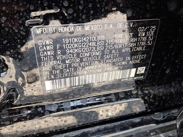 new 2025 Honda HR-V car, priced at $30,938
