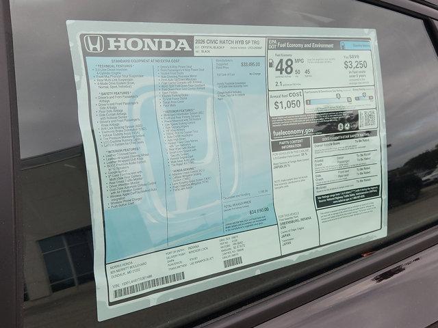 new 2026 Honda Civic Hybrid car, priced at $32,613