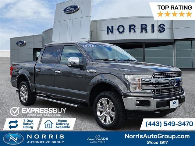 used 2018 Ford F-150 car, priced at $29,987