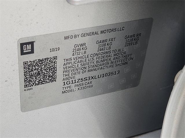 used 2020 Chevrolet Impala car, priced at $16,987