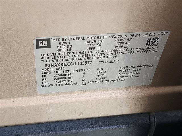 used 2018 Chevrolet Equinox car, priced at $15,487