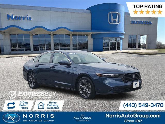 used 2024 Honda Accord car, priced at $25,387