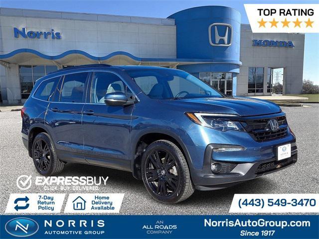 used 2021 Honda Pilot car, priced at $23,287