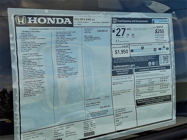 used 2025 Honda HR-V car, priced at $26,887
