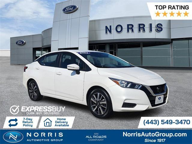 used 2021 Nissan Versa car, priced at $12,387